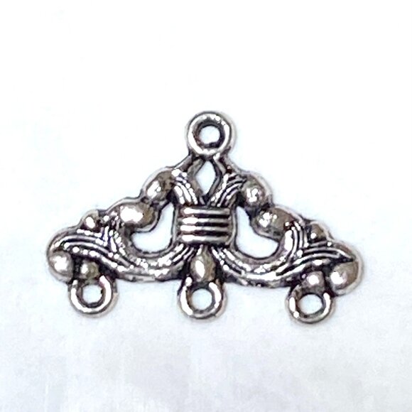 3/10$, 3 to 1 Silver Color Connector for Jewelry Making, DIY Projects - Picture 1 of 5